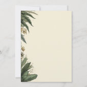  betoverde bosuitnodiging kaart (Achterkant)