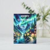 Betoverde Cabin in Fluisterende Bossen Briefkaart (Staand voorkant)