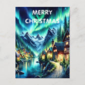 Betoverde Cabin in Fluisterende Bossen Briefkaart (Voorkant)