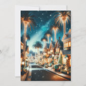 Betoverde Californische kerst: Modern Wonderland Feestdagenkaart (Voorkant)