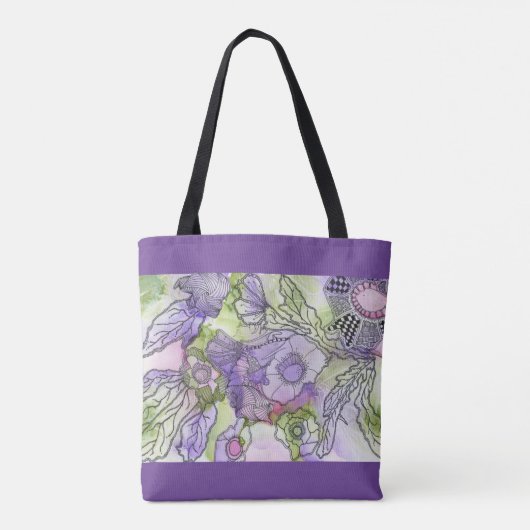 Betoverde Canvas tas (Achterkant)