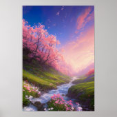 Betoverde Cascades Poster (Voorkant)