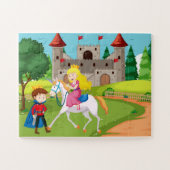 Betoverde Castle Adventure Kinderen Jigsaw Puzzel (Horizontaal)