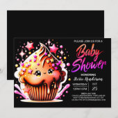 Betoverde Chocolate Whimsy Meisje Baby shower Kaart (Voorkant / Achterkant)