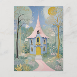 Betoverde Cottage Holiday Briefkaart