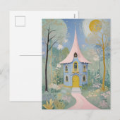 Betoverde Cottage Holiday Briefkaart (Voorkant / Achterkant)