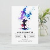 Betoverde Custom Wizardry Verjaardag Kaart (Staand voorkant)