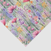 Betoverde Daisy Wildflower bloemenpatroon Tissuepapier (Detail)