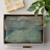 Betoverde Dame in een Magische Lotus Tuin Decoupag Tissuepapier (Geschenk)