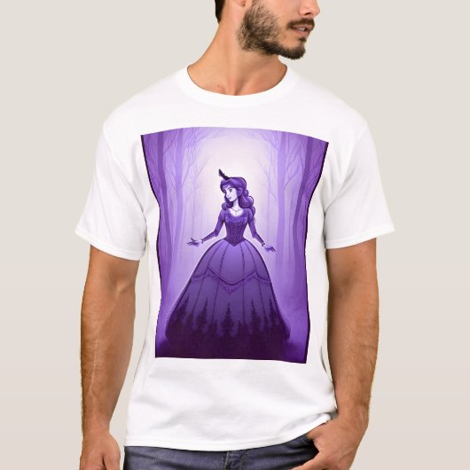 Betoverde dame van het Twilight Forest T-shirt (Voorkant)