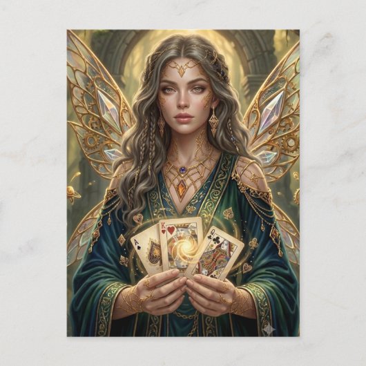Betoverde Deck Muse Briefkaart (Voorkant)