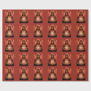 Betoverde Deck Muse Man in het Rood Cadeaupapier
