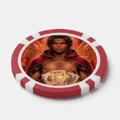 Betoverde Deck Muse Man in het Rood Poker Chips (Enkel)