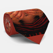 Betoverde Deck Muse Man in het Rood Stropdas (Opgerold)