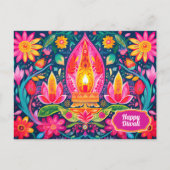 Betoverde Diwali tuinen Briefkaart (Voorkant)