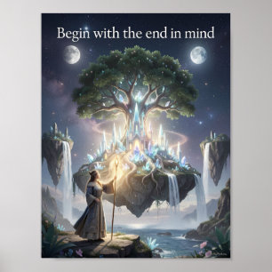 Betoverde Doelboom Fantasieposter Poster