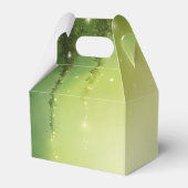 Betoverde dromerige bos & lichten rustieke gunst bedankdoosjes (Achterkant)