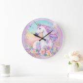 "Betoverde eenhoorn dromen wandklok" Grote Klok (Huis)