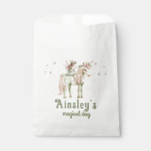 Betoverde Eenhoorn en Sprookjesachtige Gepersonali Bedankzakje (Voorkant)