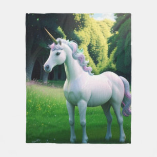 Betoverde Eenhoorn Fleece Deken