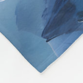 Betoverde Eenhoorn in een Snowy Fantasy Poster Fleece Deken (Hoek)