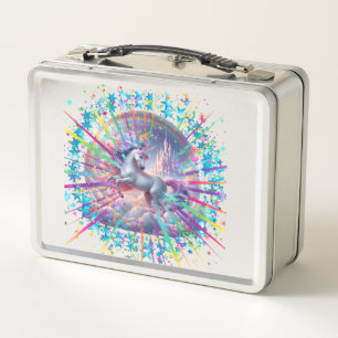 Betoverde Eenhoorn Kasteel Lunchbox – Regenboogwol