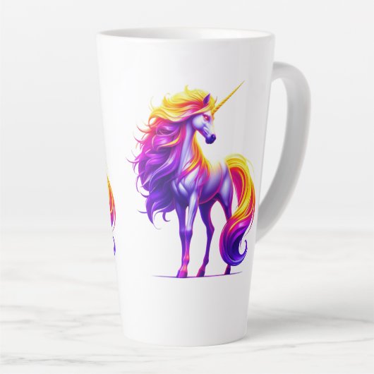 Betoverde Eenhoorn Latte Mok (Rechterhoek)