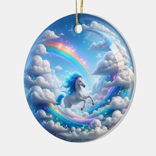 Betoverde Eenhoorn Ornament - Rainbow Castle Fanta (Links)