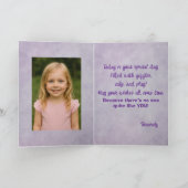 Betoverde Eenhoorn Verjaardag Magie Kaart (Binnen)