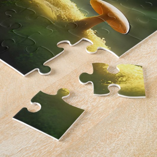 Betoverde eenzaamheid: de bosfee legpuzzel (Zijkant)