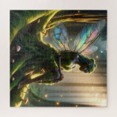 Betoverde eenzaamheid: de bosfee legpuzzel (Horizontaal)