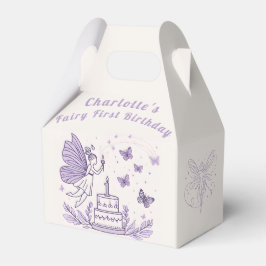 Betoverde eerste kaarslicht - Verjaardag Bedankdoosjes