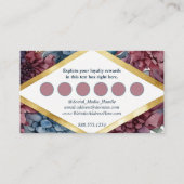 Betoverde Elegance Jewel-Toned Bloemen Informatiekaartje (Voorkant)