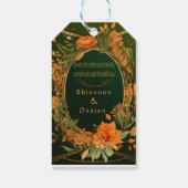 Betoverde Elegante Herfst Theme Druid Hill Cadeaulabel (Achterkant)