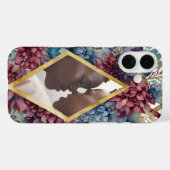 Betoverde Elegantie Jewel-Toned Bloemen Huwelijk Case-Mate iPhone Case (Achterkant (horizontaal))