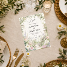 Betoverde Elegantie van een Verborgen Tuin Bruilof