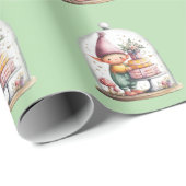 Betoverde Elf | Kerst Noordpool  Cadeaupapier (Rol Hoek)