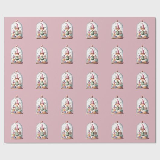Betoverde Elf | Kerst Noordpool  Cadeaupapier (Vlak)