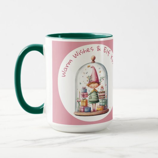 Betoverde Elf | Kerst Noordpool  Mok (Links)