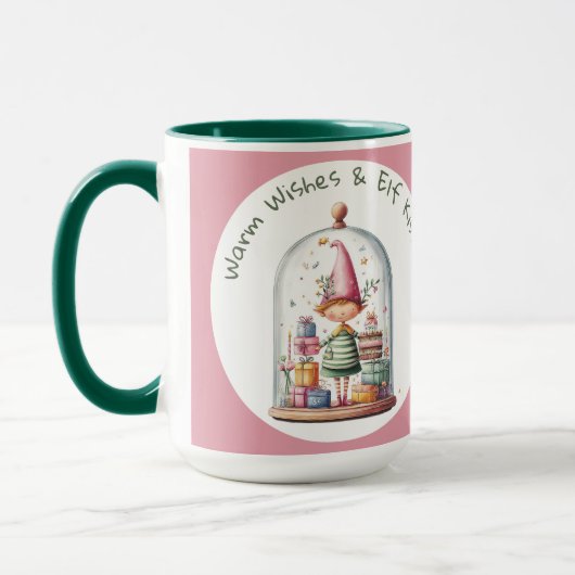 Betoverde Elf | Kerst Noordpool Mok (Links)