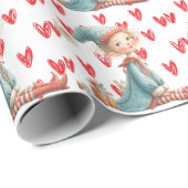 Betoverde Elf | Noordpool Kerst  Cadeaupapier (Rol Hoek)