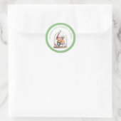 Betoverde Elf | Noordpool Kerst Ronde Sticker (Tas)