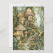 Betoverde Emerald Forest Fairy Verjaardag Kaart (Achterkant)
