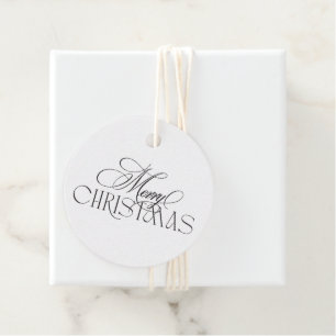 Betoverde Evergreen Elegance Kerstmis Bedankjes Labels