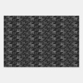 Betoverde Evergreen Elegance Kerstmis Inpakpapier Vel (Voorkant)