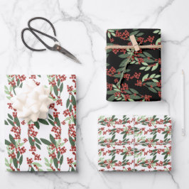 Betoverde Evergreen Elegance Kerstmis Inpakpapier Vel