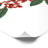 Betoverde Evergreen Elegance Kerstmis Perfect Poster (Hoek)