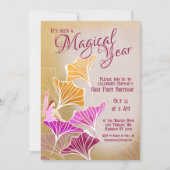 Betoverde Fairy Eerste Magische Verjaardag Kaart (Voorkant)