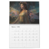 Betoverde Fairy Fantasy Fae Vrouwen 2024 Kalender (Feb 2026)