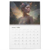 Betoverde Fairy Fantasy Fae Vrouwen 2024 Kalender (Jan 2026)